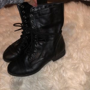 Black Combat Boots